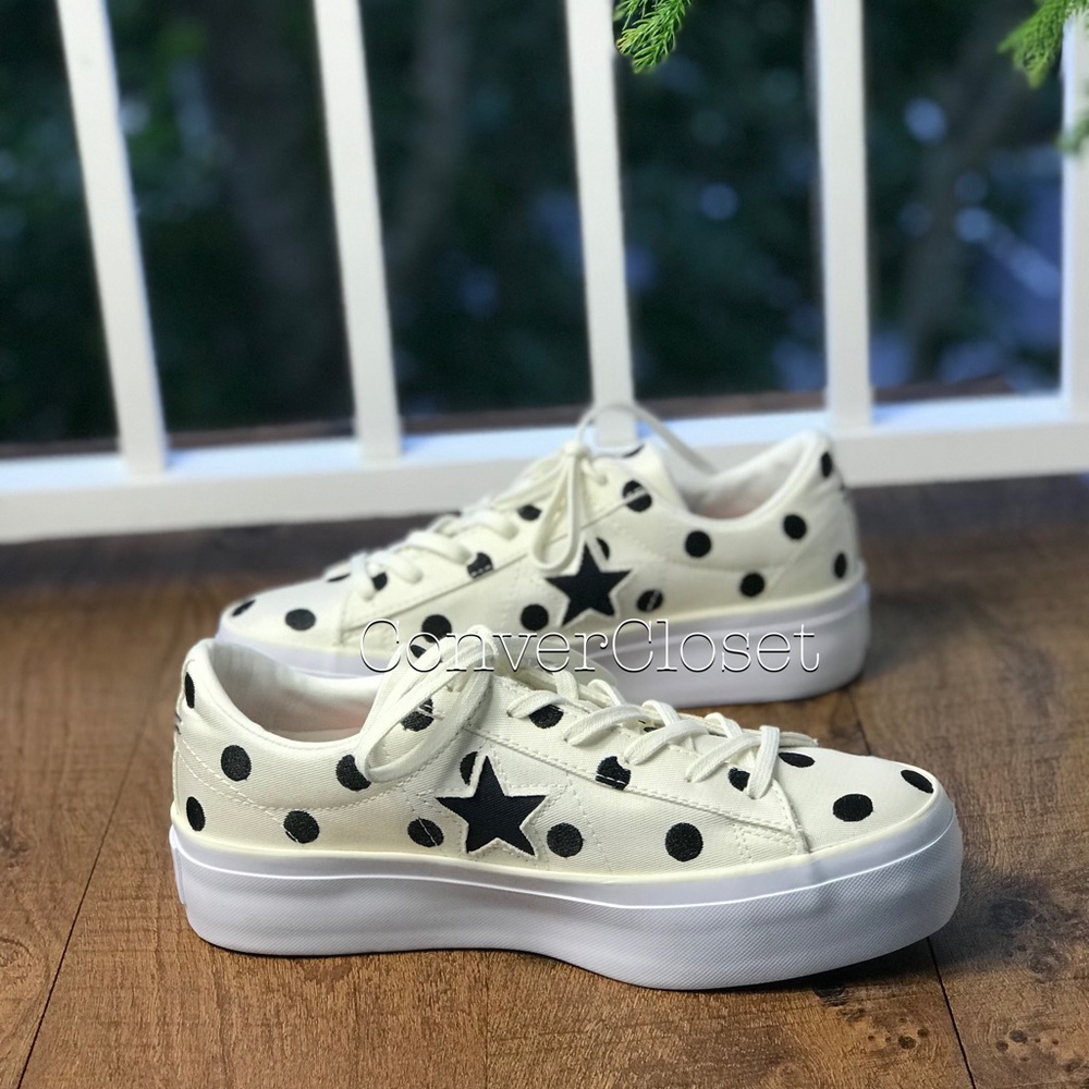 NWT Converse One Star Platform OX Egret WMNS AUTHE - Picture 6 of 8